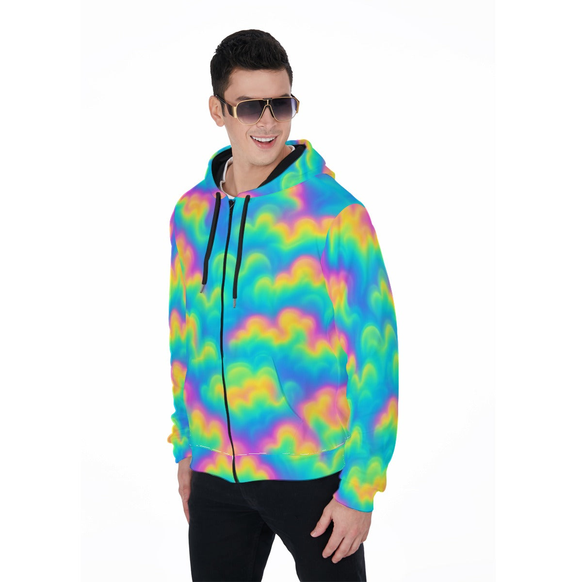 Unisex Zip Up Hoodie With Pocket