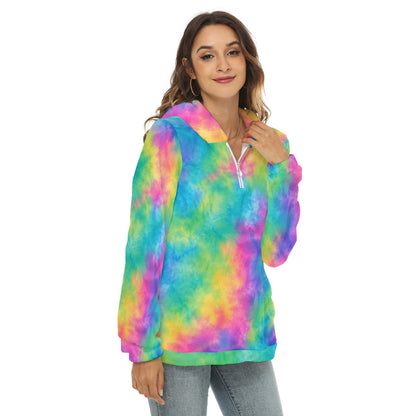 Women’s Borg-Fleece Half-Zip Hoodie - view 2