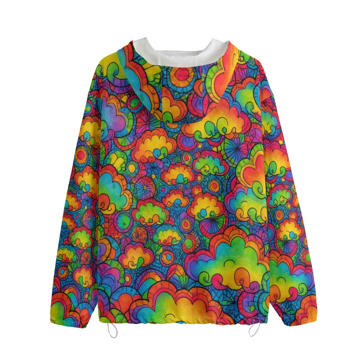 Unisex Pullover Jacket With Zipper Closure