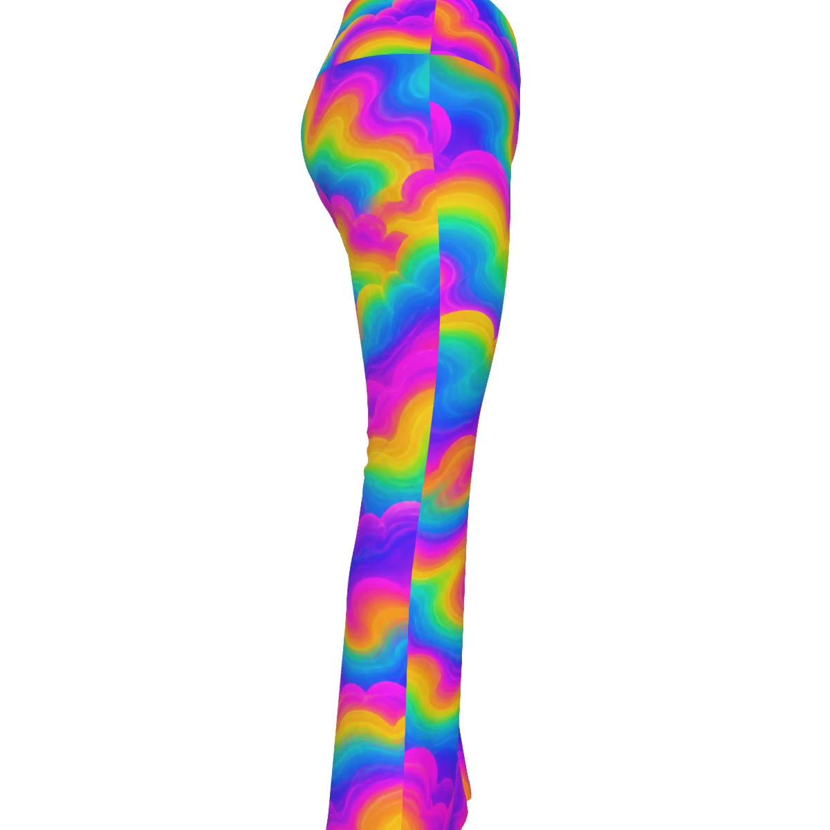 All-over print Women's Flare Yoga Pants