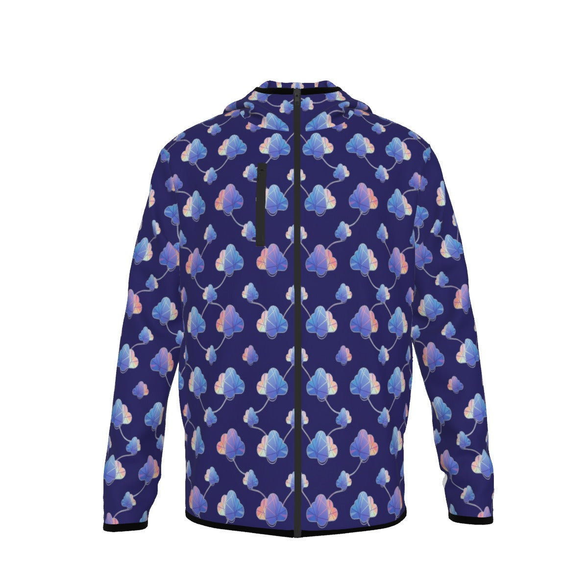 Men's Stylish Hoodie with Thumb Hole Design - view 1