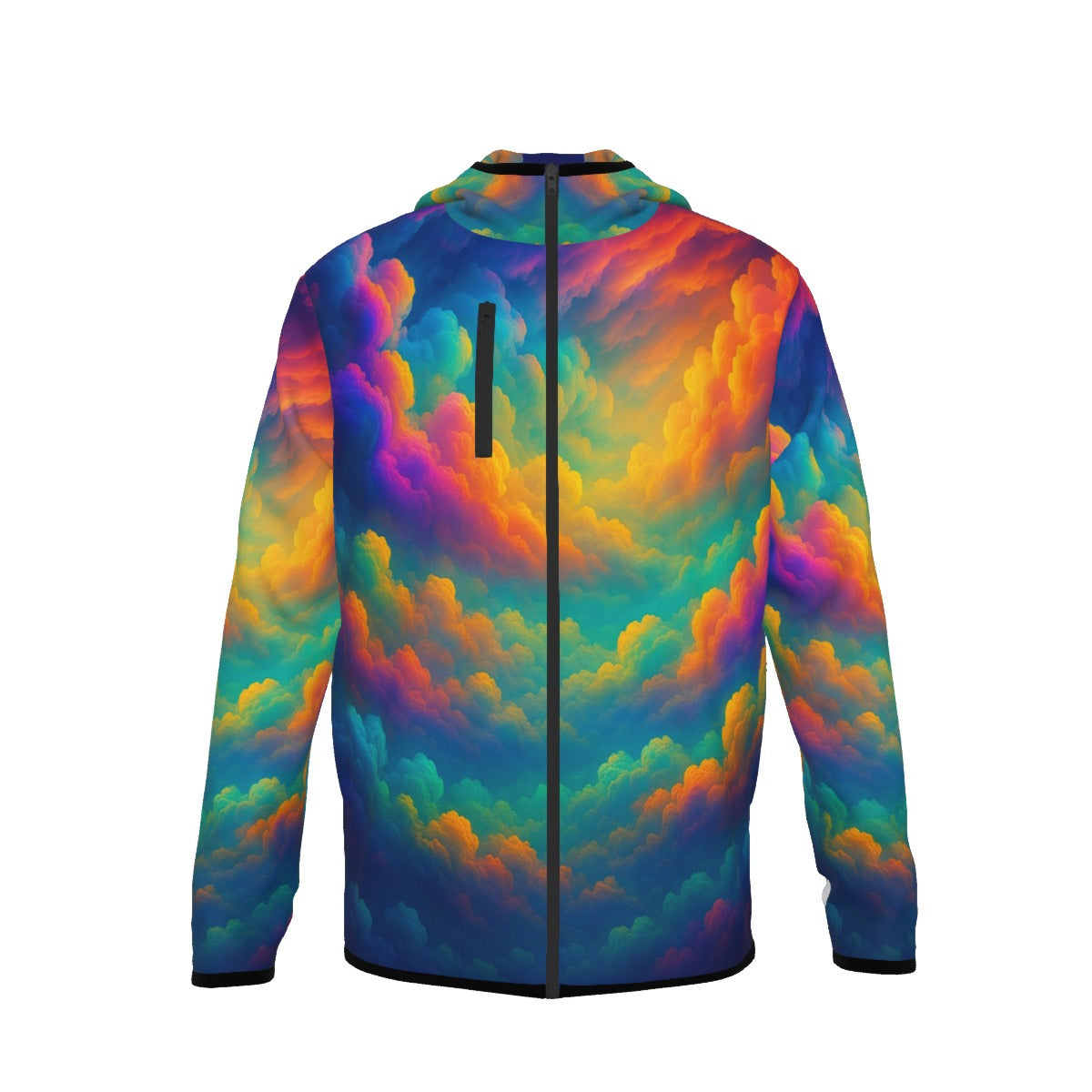 Men's Stylish Hoodie with Thumb Hole Design - view 1