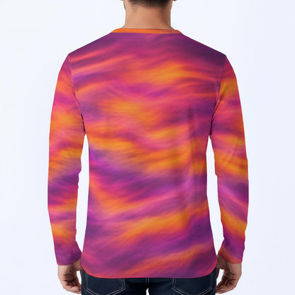 Men's Classic Long-Sleeve Henley Shirt