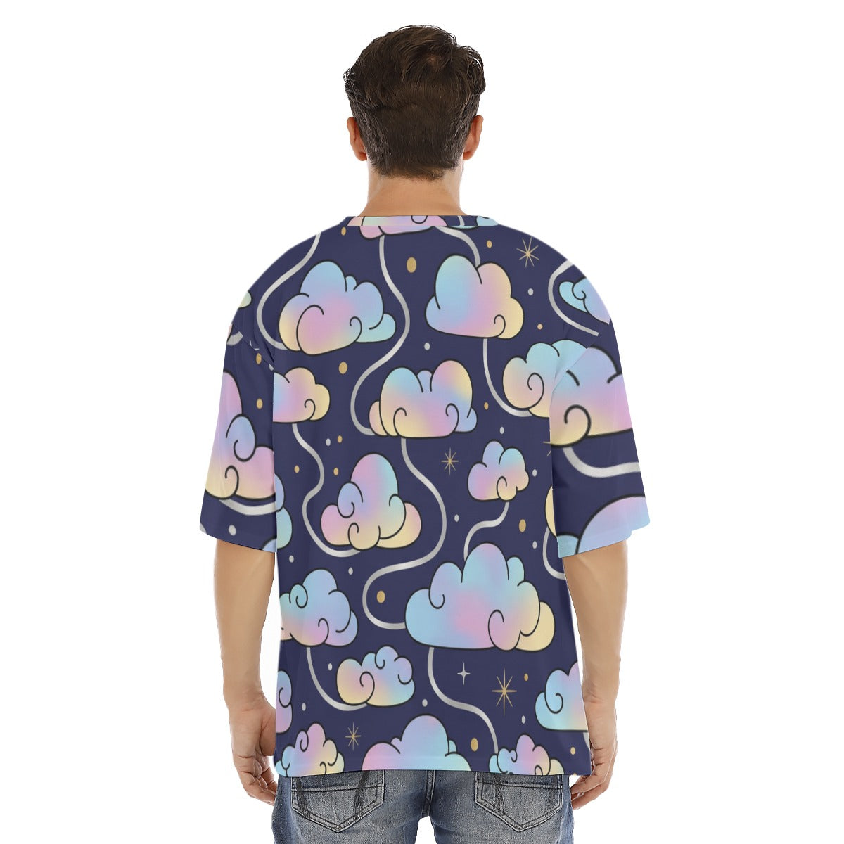Men's Drop Shoulder T-shirt With Short Sleeve