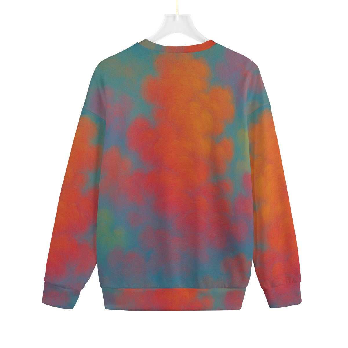 Unisex Drop-shoulder Knitted Fleece Sweater - view 2