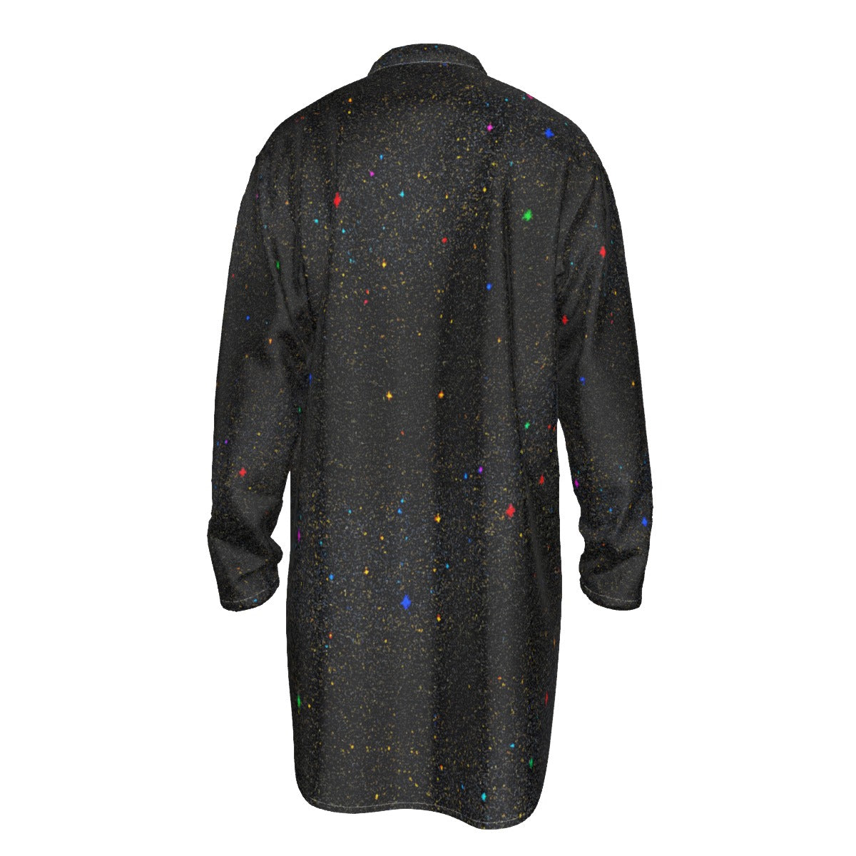 Men's Stand-up Collar Long Shirt