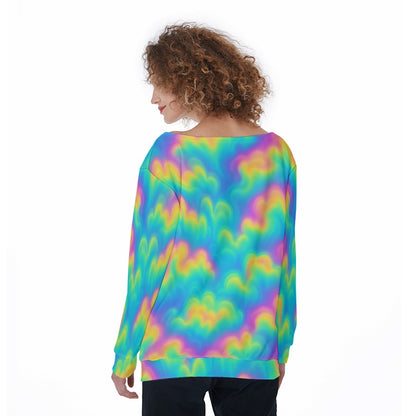 Women's Off-Shoulder Sweatshirt