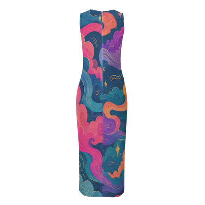 Women's Beach Perspective Chiffon Sleeveless Dress by O’Nimbus – view 2