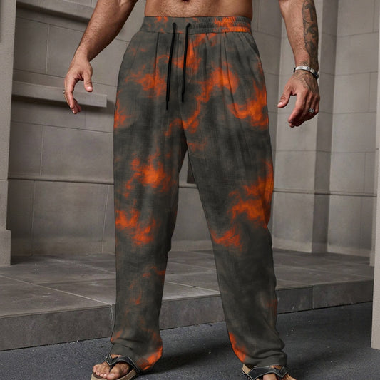 Men's Loose Casual Pants With Pocket