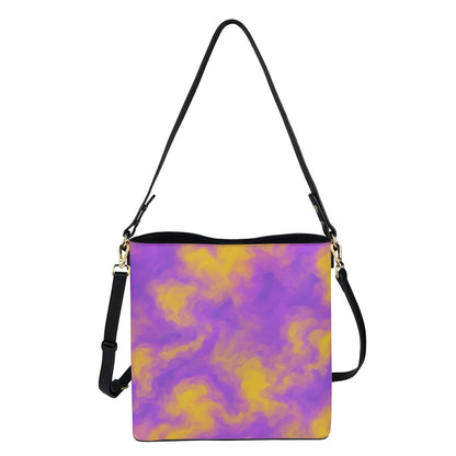 Unisex Minimalist Square Crossbody Bucket Bag