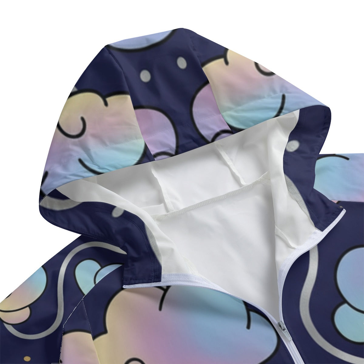 Unisex Windbreaker Long Jacket
