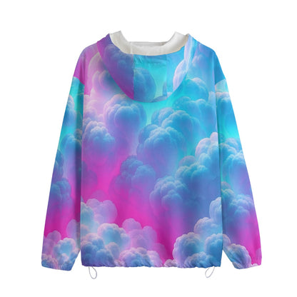 Unisex Pullover Jacket With Zipper Closure