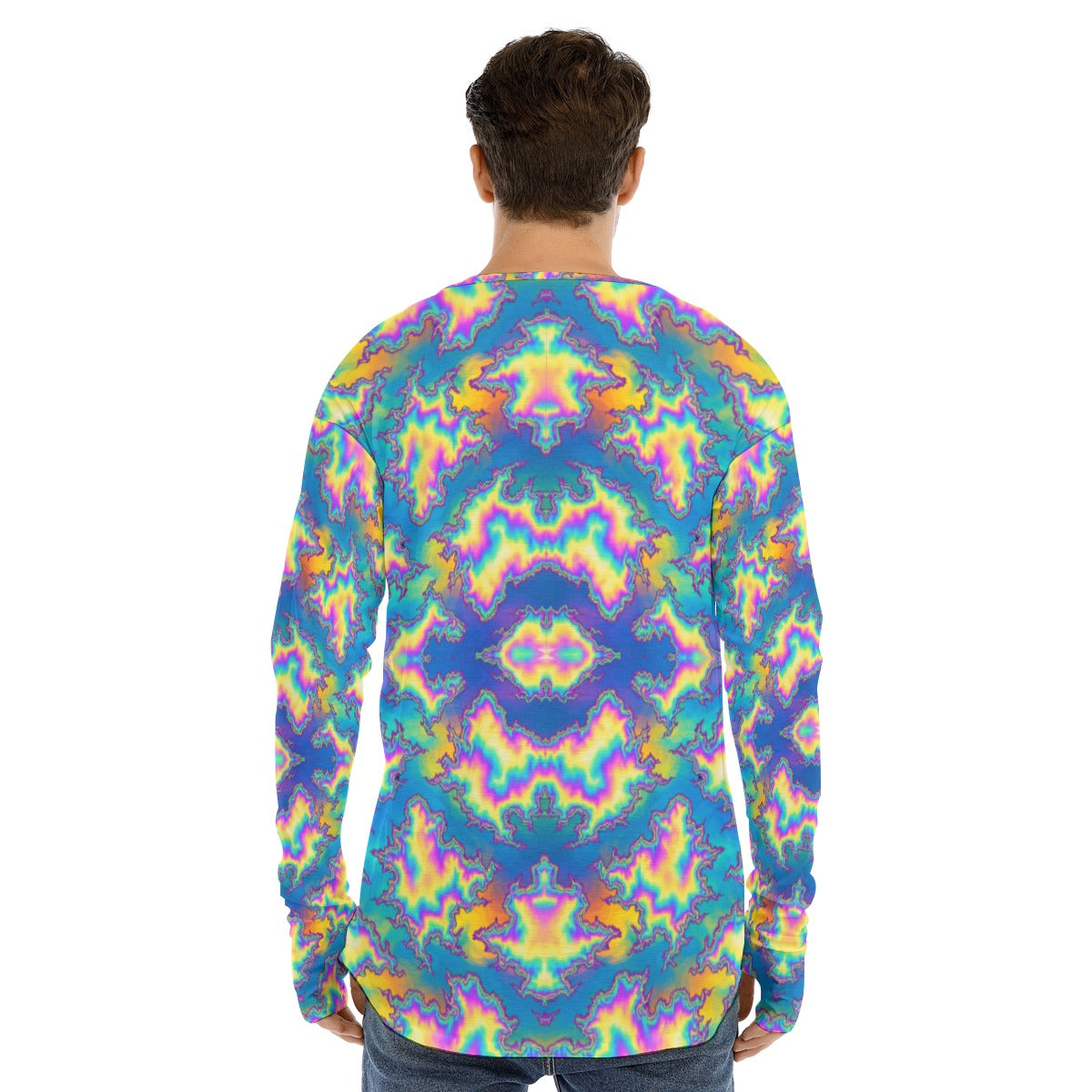 Men's Fingerless Long Sleeve T-shirt
