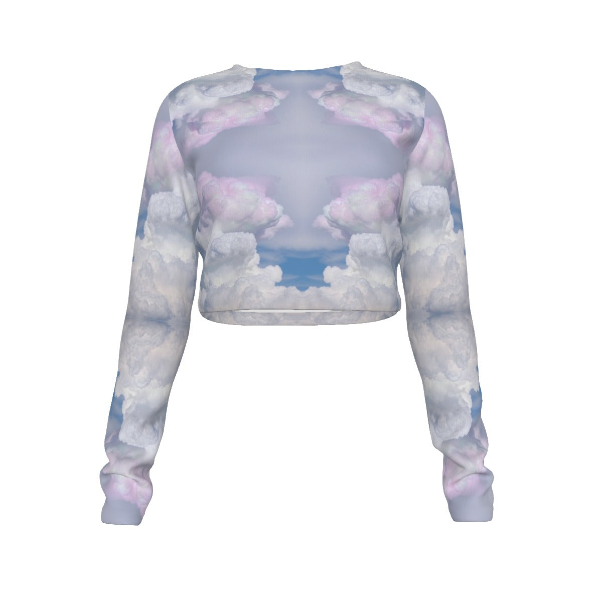 Women's Round Neck Crop Top T-Shirt