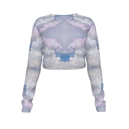 Women's Round Neck Crop Top T-Shirt