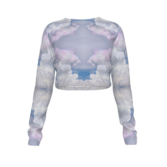 Women's Round Neck Crop Top T-Shirt