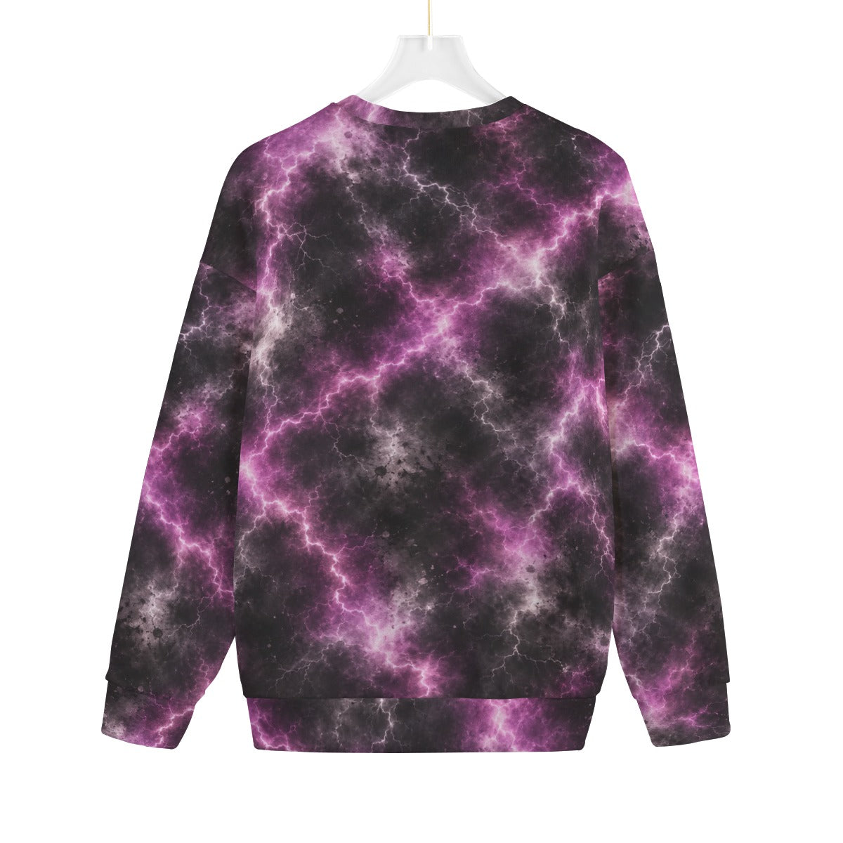Unisex Drop-shoulder Knitted Fleece Sweater - view 2