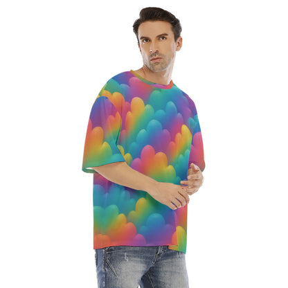 Men's Drop Shoulder T-shirt With Short Sleeve