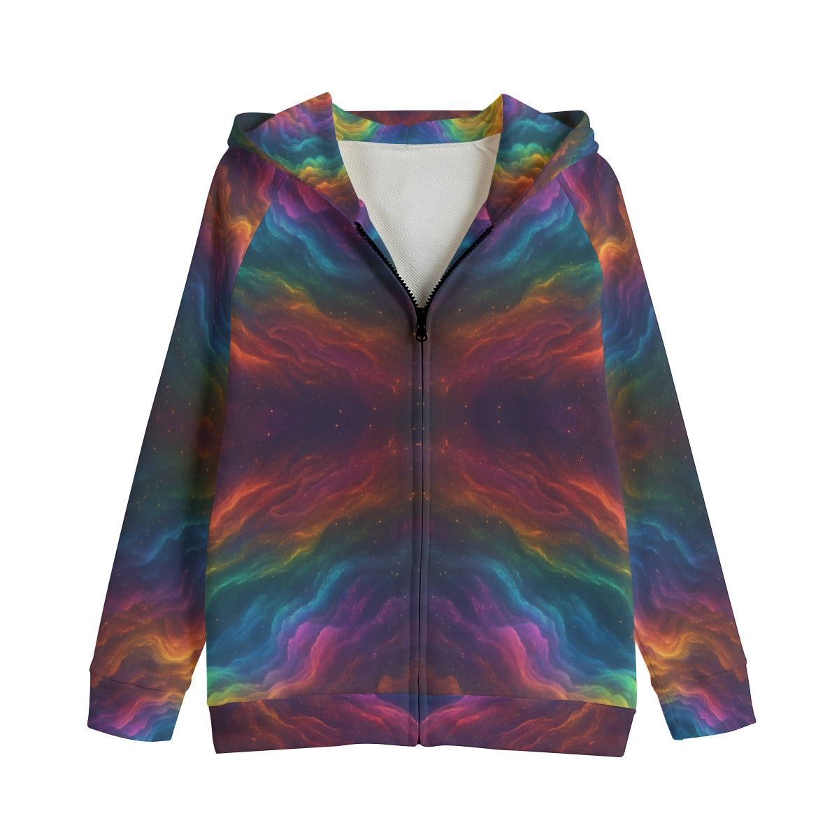 Unisex Kid's Zip Up Raglan Sleeve Hoodie | 310GSM Cotton