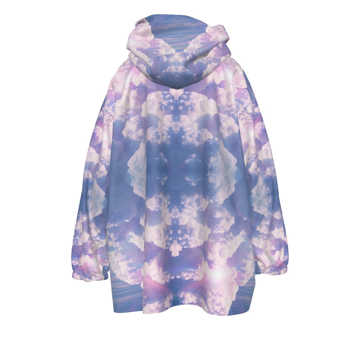 Unisex Kid's Sherpa Fleece Hoodie Blanket