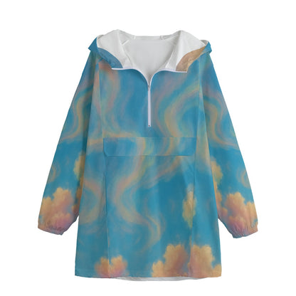 Unisex Windbreaker Long Jacket