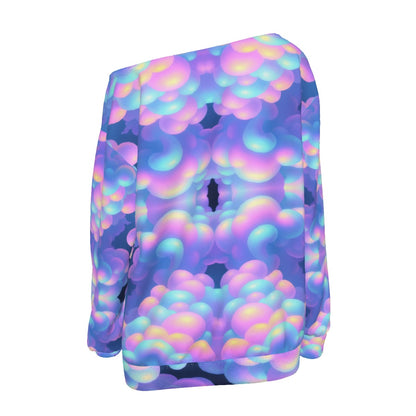 Women's Off-Shoulder Sweatshirt