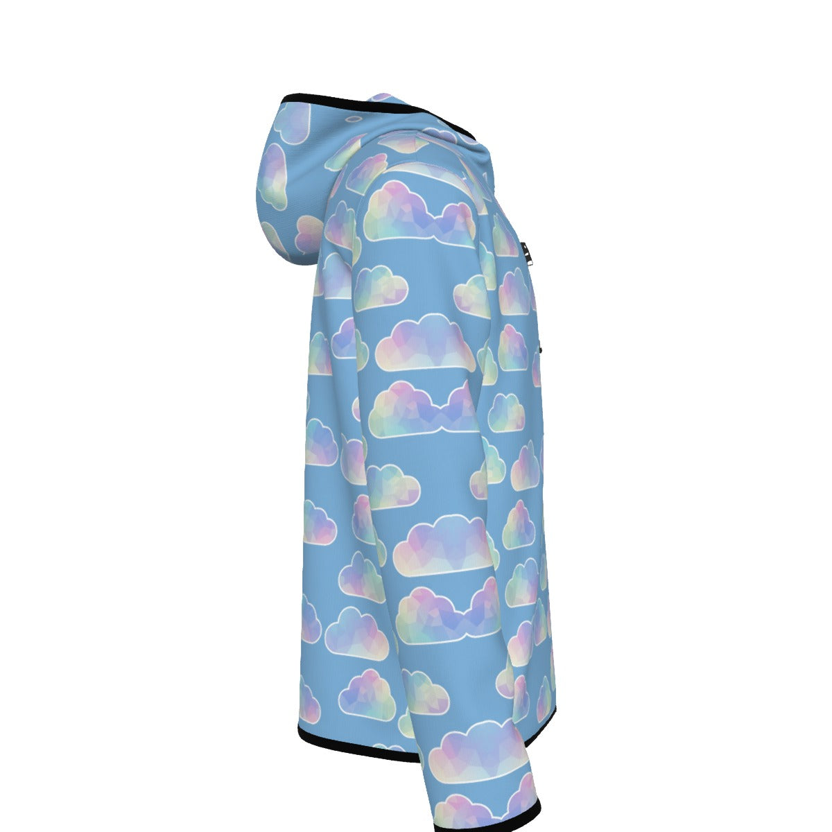 Men's Stylish Hoodie with Thumb Hole Design - view 3