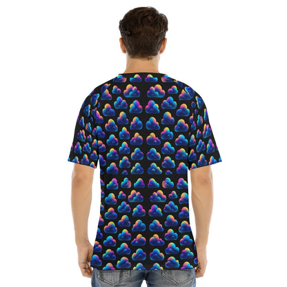 Men's Raglan Sleeve T-shirt With Button Closure