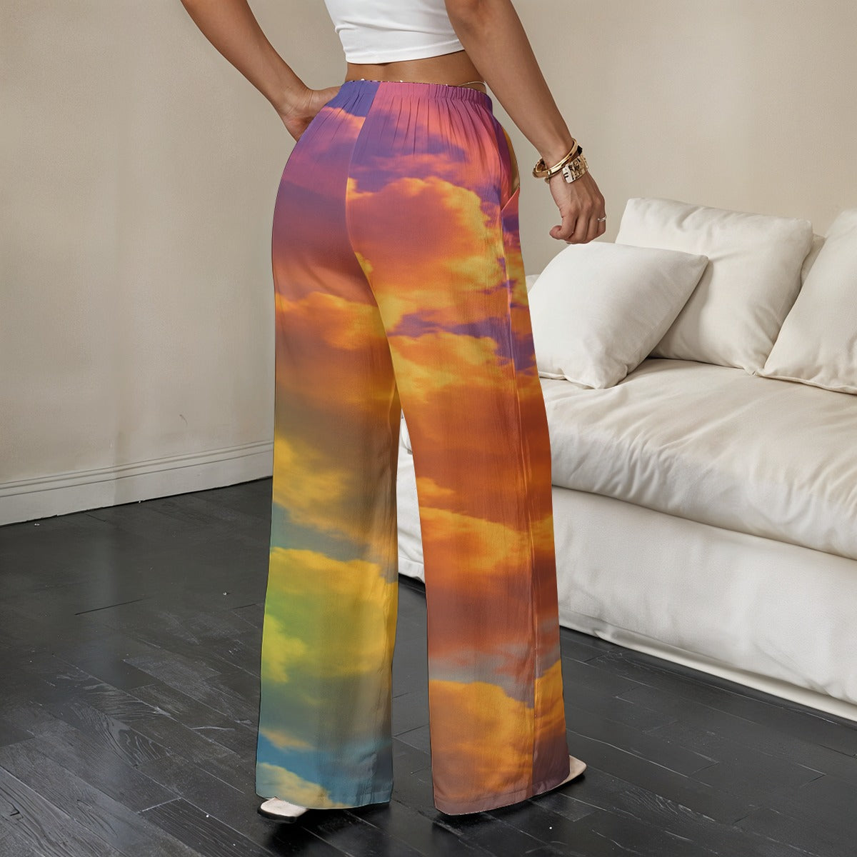 Unisex Women’s Straight-Leg Casual Pants