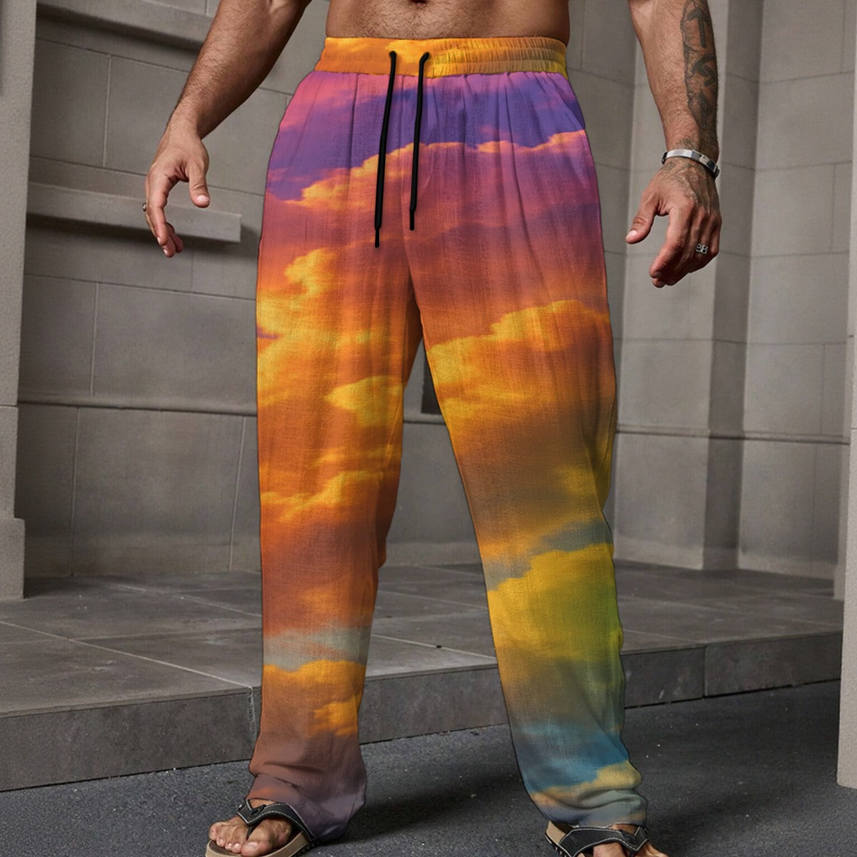 Men's Loose Casual Pants With Pocket