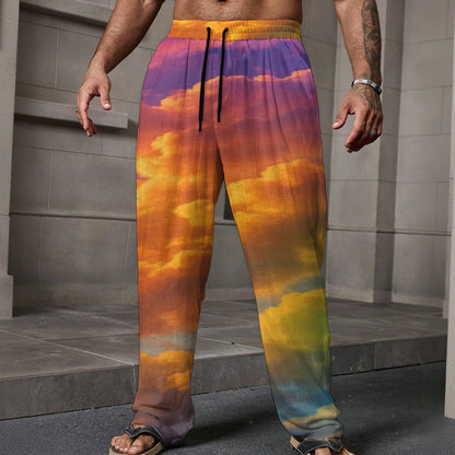 Men's Loose Casual Pants With Pocket