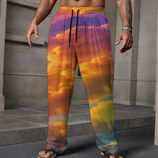 Men's Loose Casual Pants With Pocket