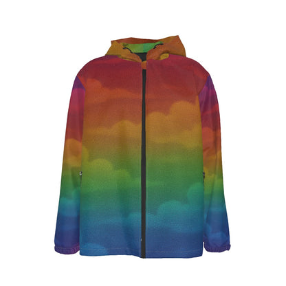 Men's Hooded Zipper Windproof Jacket