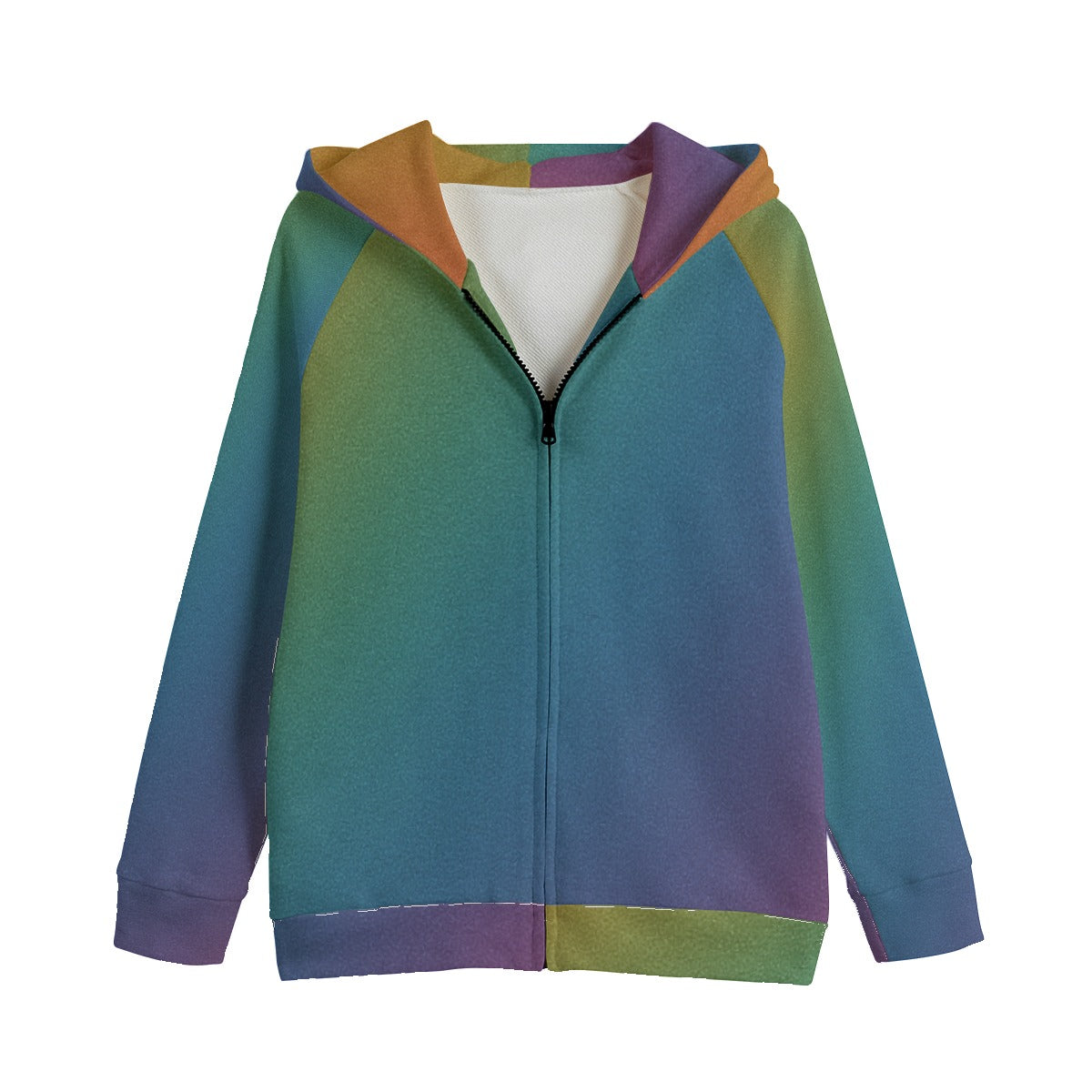 Unisex Kid's Zip Up Raglan Sleeve Hoodie | 310GSM Cotton
