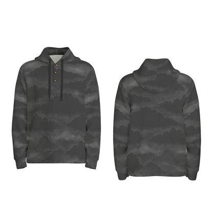 Men's Half Button Hoodie