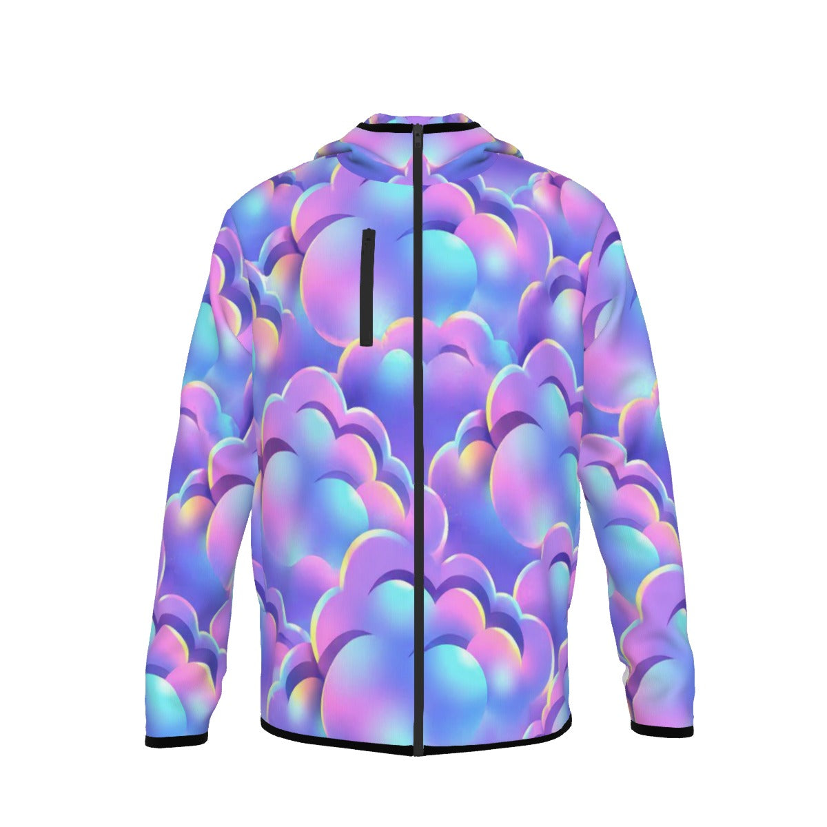 Men's Stylish Hoodie with Thumb Hole Design - view 1