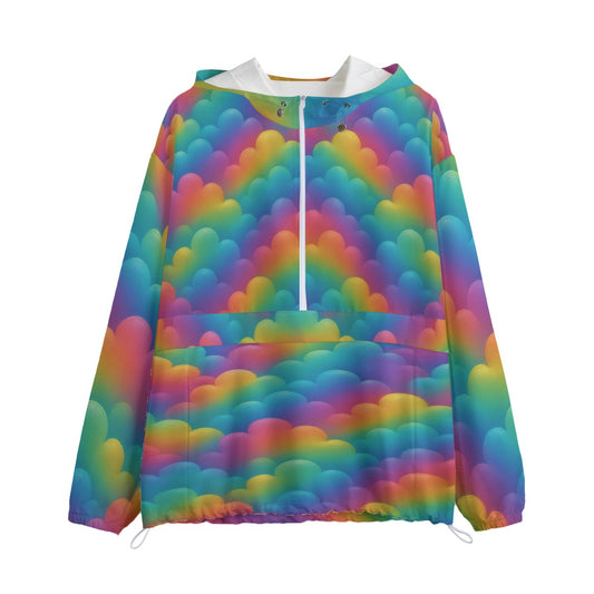 Unisex Pullover Jacket With Zipper Closure