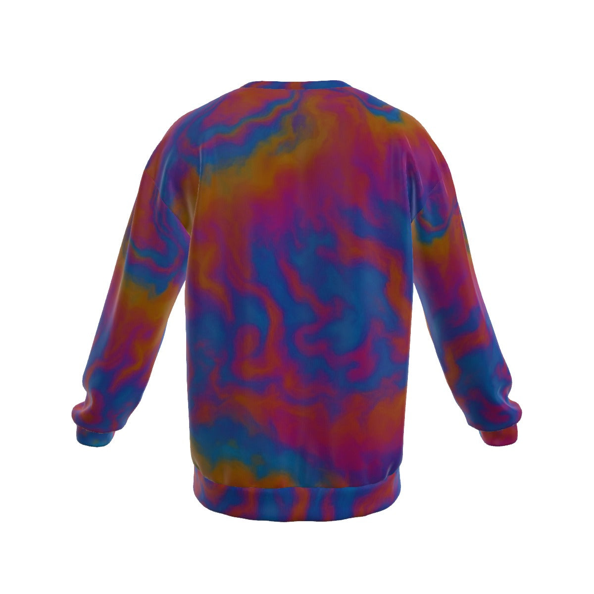 Men's Drop Shoulder Round Neck Long-Sleeved Sweatshirt