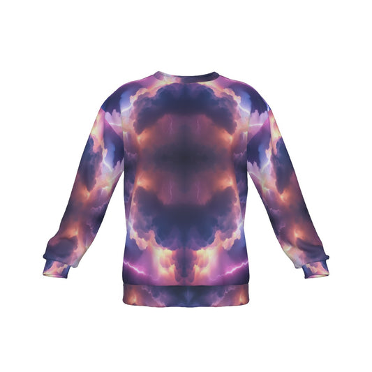 Men's Drop Shoulder Round Neck Long-Sleeved Sweatshirt