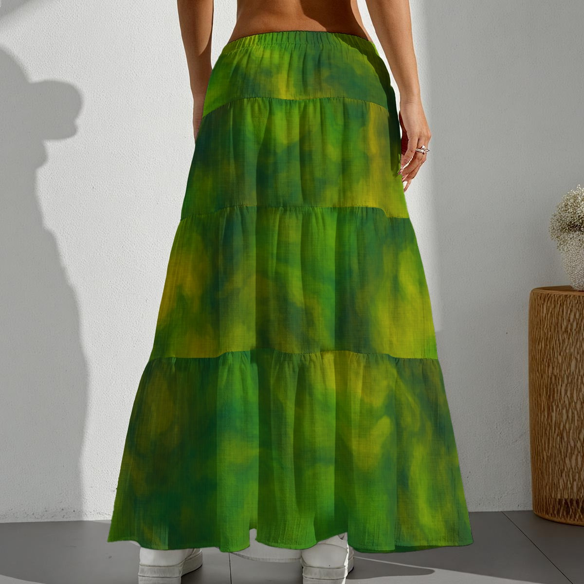 Women's Pleated Long Skirt