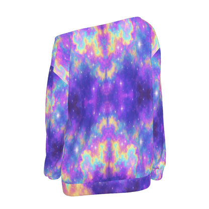 Women's Off-Shoulder Sweatshirt