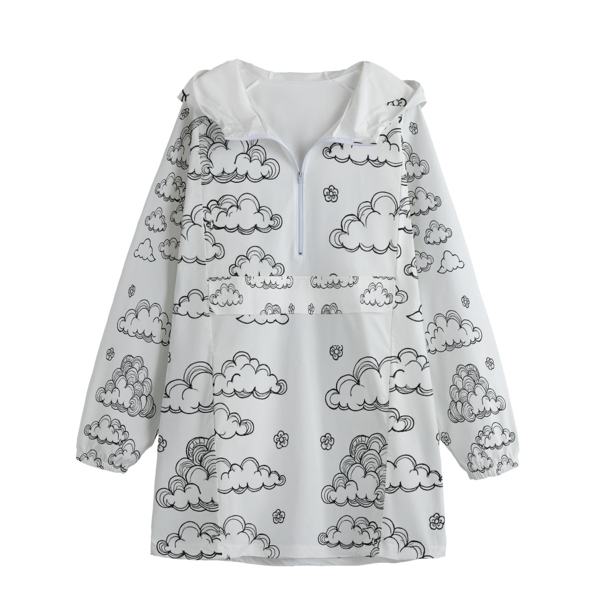 Unisex Windbreaker Long Jacket
