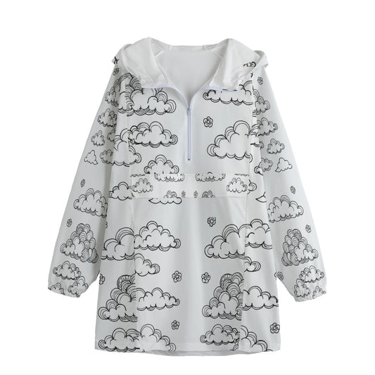 Unisex Windbreaker Long Jacket