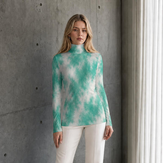 Women’s High-Neck Long-Sleeve Top - view 1