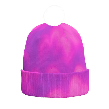 Unisex Knitted Hat With Pom-Pom