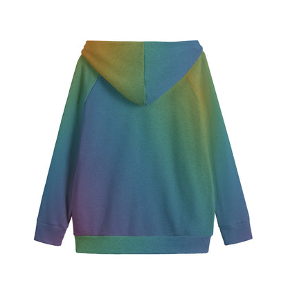 Unisex Kid's Zip Up Raglan Sleeve Hoodie | 310GSM Cotton