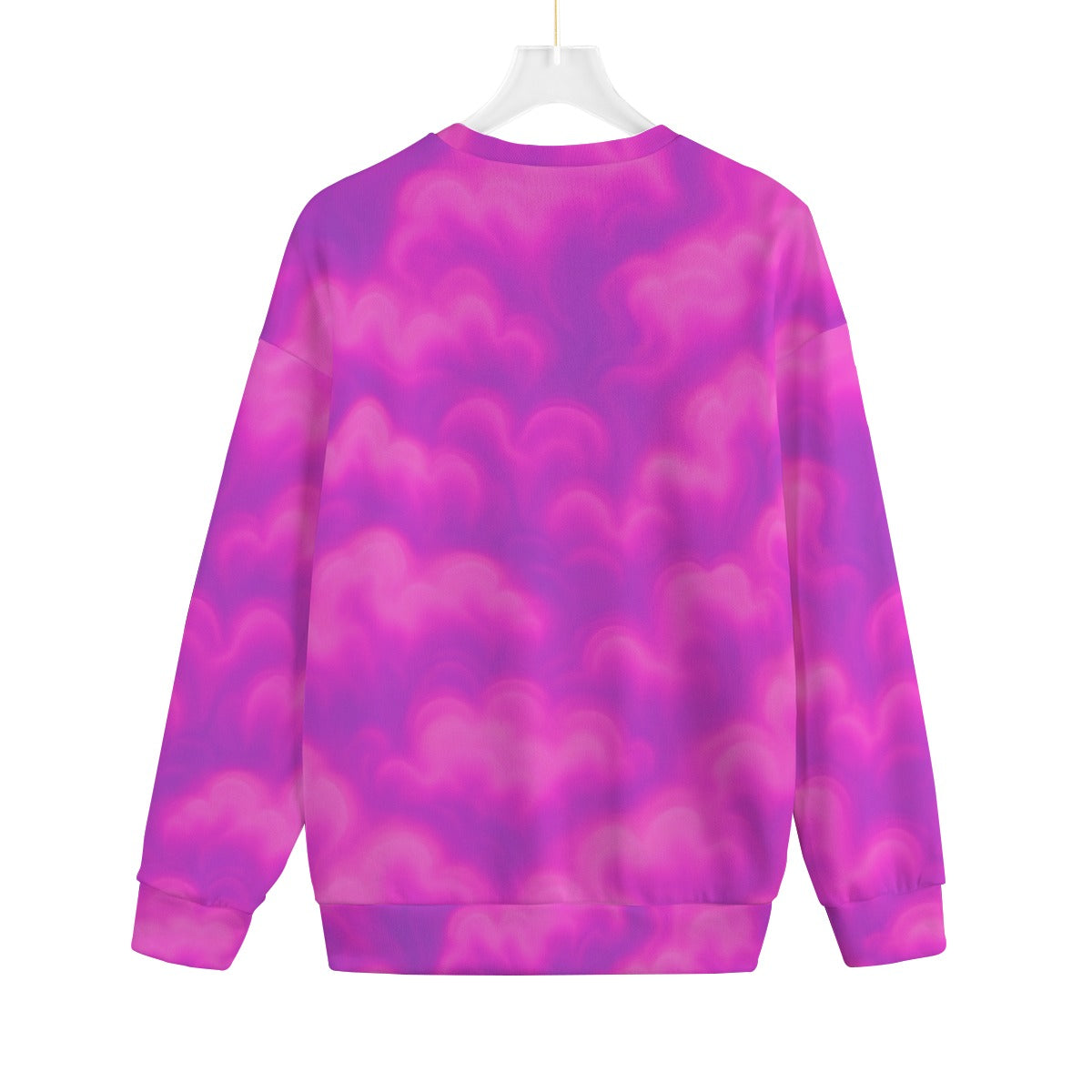 Unisex Drop-shoulder Knitted Fleece Sweater - view 2