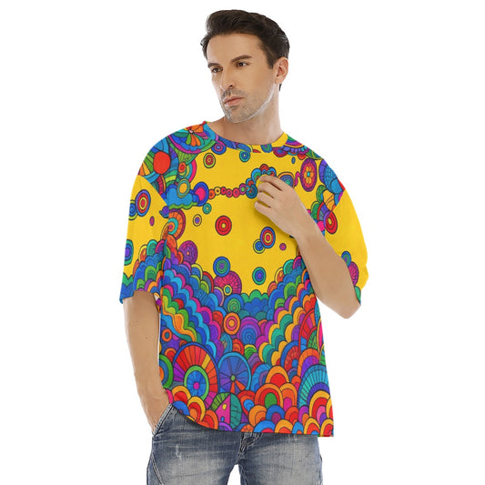 Men's Drop Shoulder T-shirt With Short Sleeve