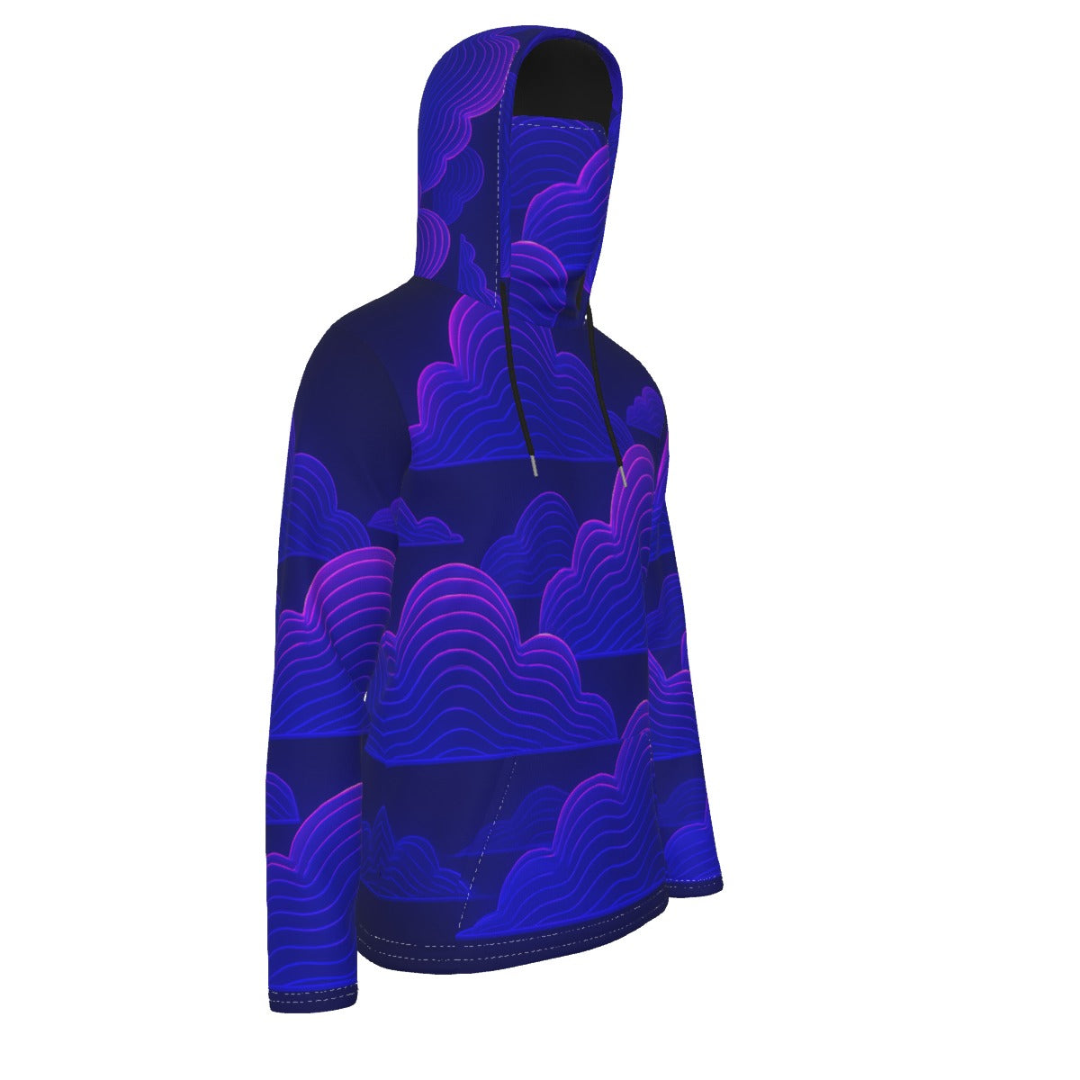 Men's Pullover Hoodie With Mask - view 4