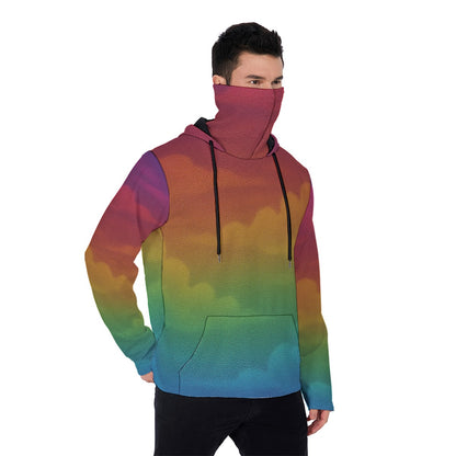 Men's Heavy Fleece Hoodie With Mask